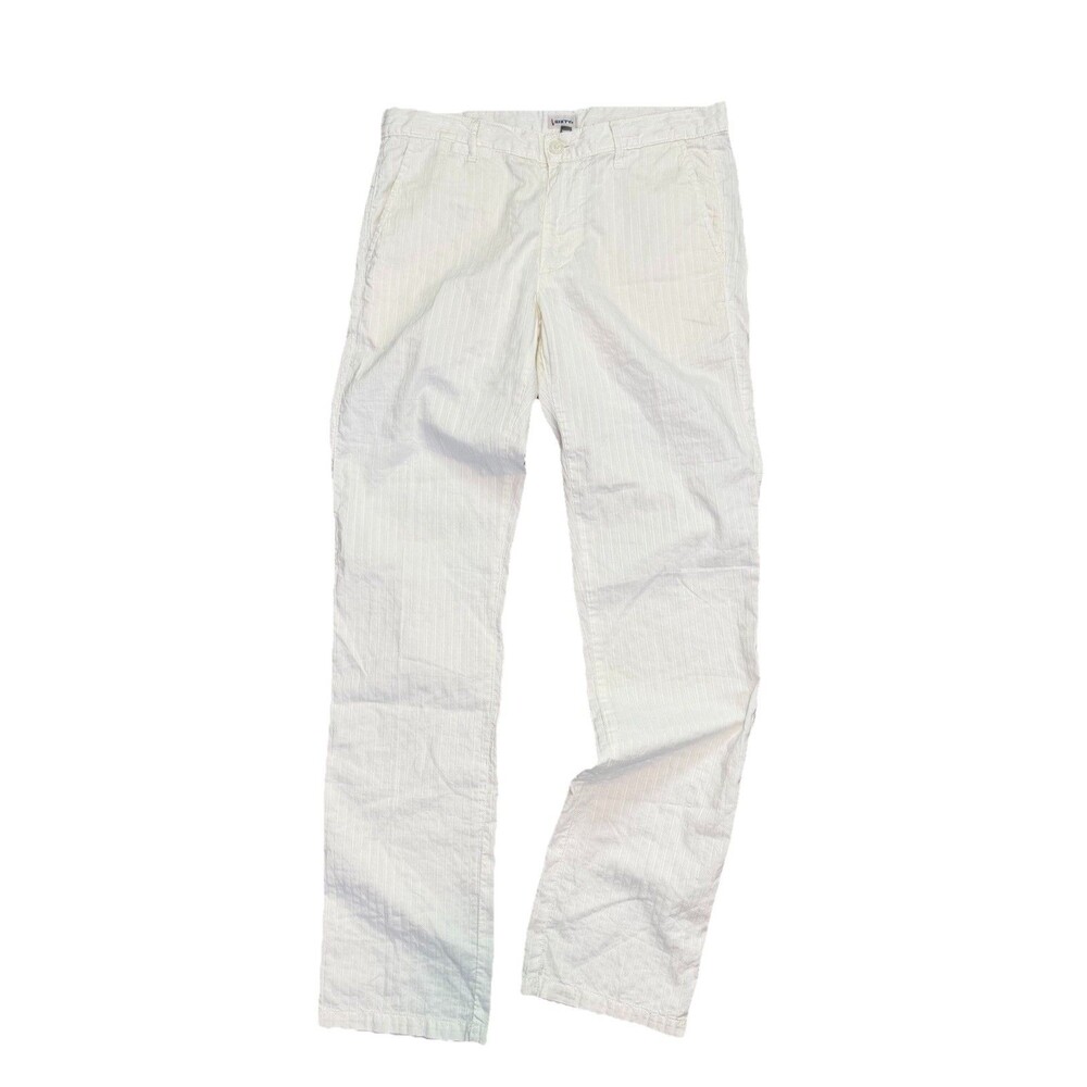 Vintage Y2K Miss Sixty White Lightweight Cotton Pants Italy Mid Size 30